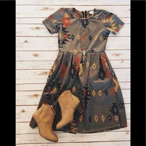 HTF LuLaRoe Aztec print Amelia